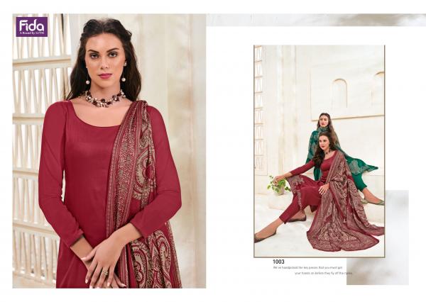 Fida Zahavi Cotton Embroidered Dress Material Collection